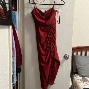 Burnt orange dress from Windsor